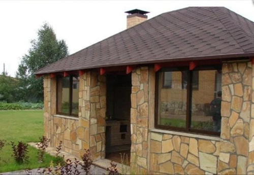 Плитняк златолит жёлтый для фасада 1,5-3 см купить в Приморском крае