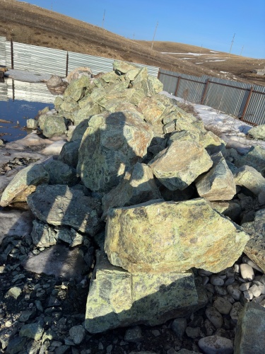 Камни для ландшафтного дизайна зелёные 10-60 килограмм купить в Приморском крае