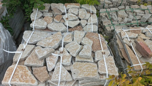 Гранитный плитняк галтованный для парковки купить в Приморском крае