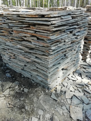 Плитняк златолит Уральский для цоколя, отмостки купить в Приморском крае